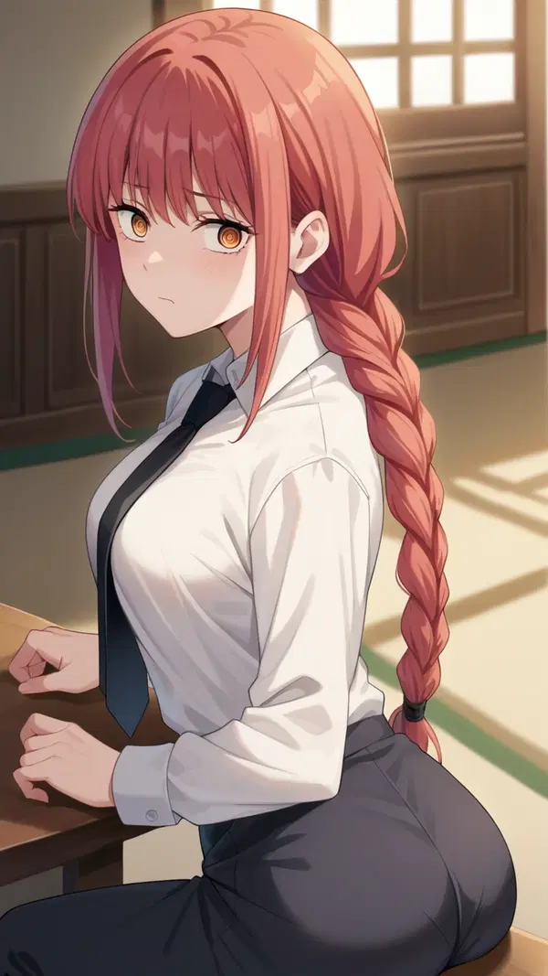 makima animation sex - An Edge That Stayed After Midnight - AI generated portrait image in 1080x1920 resolution by Anonymous Creator
