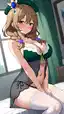 anime hentai 3d genshin impact - The Shape Fire Takes at Night - AI generated portrait image in 1080x1920 resolution by @anon