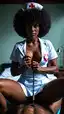 lesbian ebony strap on - Heat That Lives Forever in the Dark - AI generated portrait image in 1080x1920 resolution by @anon