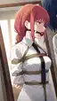hentai makima cosplay - A Velvet That Turned Into Weather - AI generated portrait image in 1080x1920 resolution by @anon