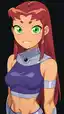 starfire nude ai - An Ember That Moved Like a Secret - AI generated portrait image in 1080x1920 resolution by @anon