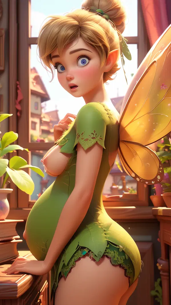 Tinker bell porn - The Spell That Refused the Morning - AI generated portrait image in 1080x1920 resolution by Anonymous Creator
