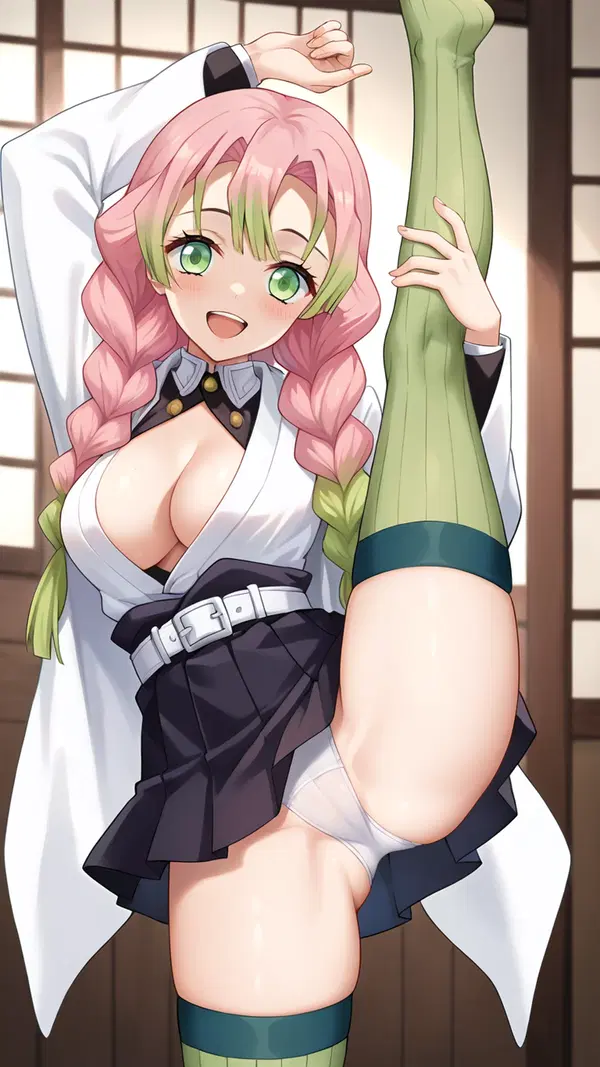 mitsuri kanroji rule 34 - A Fever Made of Devotion - AI generated portrait image in 1080x1920 resolution by @anon
