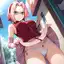 sakura and raikage hentai - A Midnight Built From Need - AI generated square image in 1080x1080 resolution by @anon