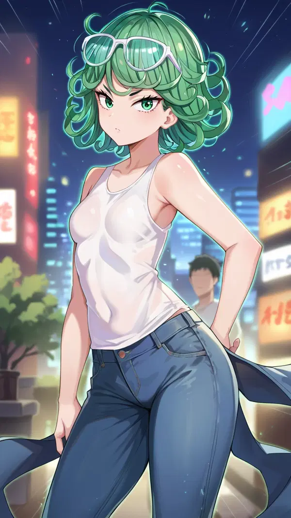 tatsumaki sus art - The Restlessness That Kept Its Hands on the Hour - AI generated portrait image in 1080x1920 resolution by @anon
