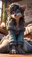 ai generator furry - The Night That Changed Everything - AI generated portrait image in 1080x1920 resolution by @anon