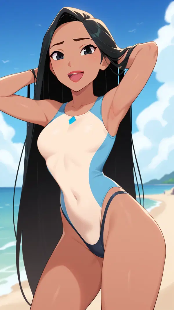 pocahontas jones porn videos - The Danger That Moved Through Every Wall - AI generated portrait image in 1080x1920 resolution by @anon