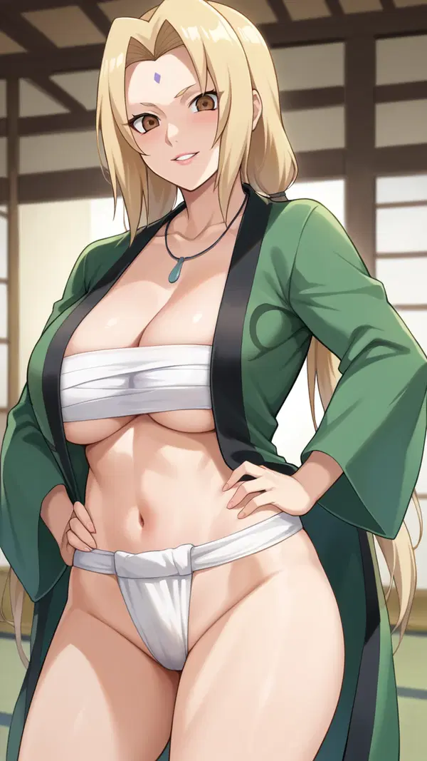 lady tsunade porn - A Danger That Refused the Morning - AI generated portrait image in 1080x1920 resolution by @anon