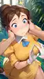 disney tarzan porn - The Beautiful Trouble of Fire - AI generated portrait image in 1080x1920 resolution by @anon
