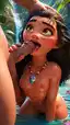 iam moana nude - A Wildness That Knew the Way Down - AI generated portrait image in 1080x1920 resolution by @anon