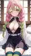 hentai mitsuri obanai - Fire That Feels Like Fate - AI generated portrait image in 1080x1920 resolution by @anon