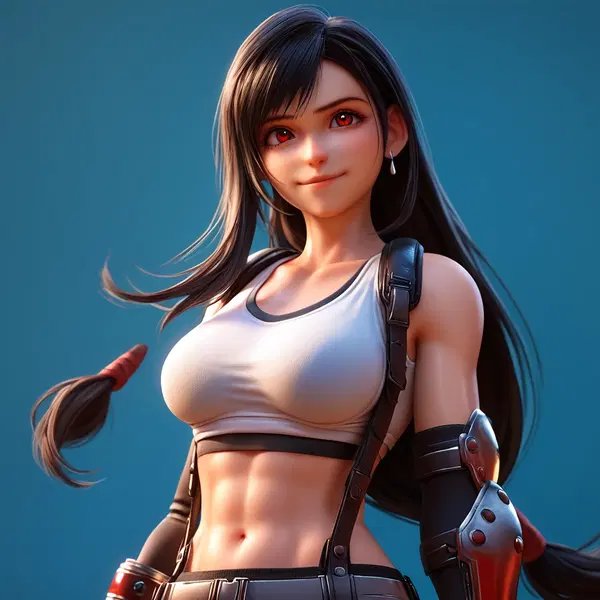 tifa lockhart sfm porn - The Fall That Came Without Mercy - AI generated square image in 1080x1080 resolution by @anon