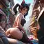 ai anime character chat - The Dark Learned This Magnet - AI generated square image in 1080x1080 resolution by @anon