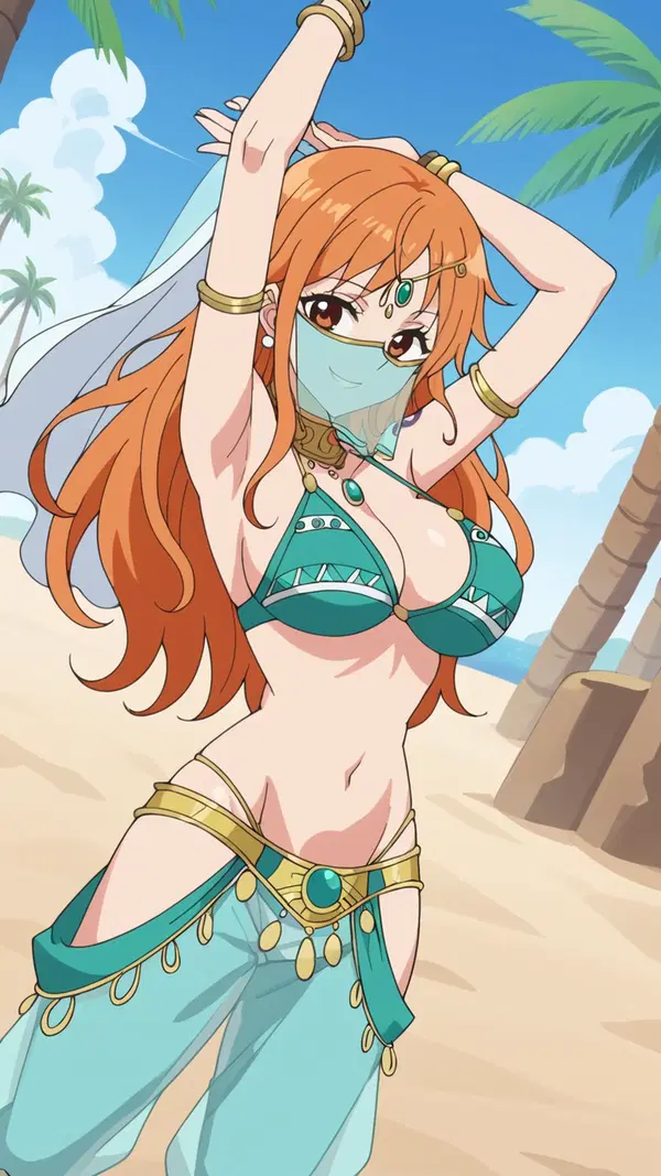 one piece nami statue - Pleasure That Rewrites the Rules - AI generated portrait image in 1080x1920 resolution by @anon
