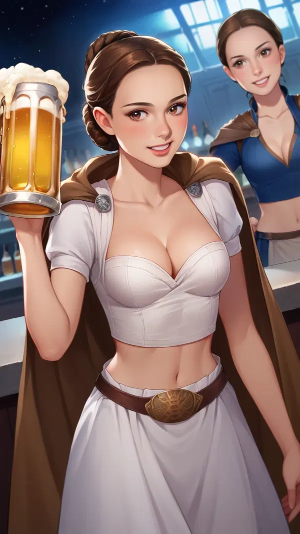star wars sex gifs - A Darkness That Felt Like a Warning - AI generated portrait image in 1080x1920 resolution by @anon