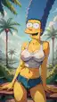 simpsons sex gifs - The Longing That Refused the Morning - AI generated portrait image in 1080x1920 resolution by @anon