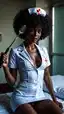 black actress sex scene - When Desire Speaks Without Words - AI generated portrait image in 1080x1920 resolution by @anon
