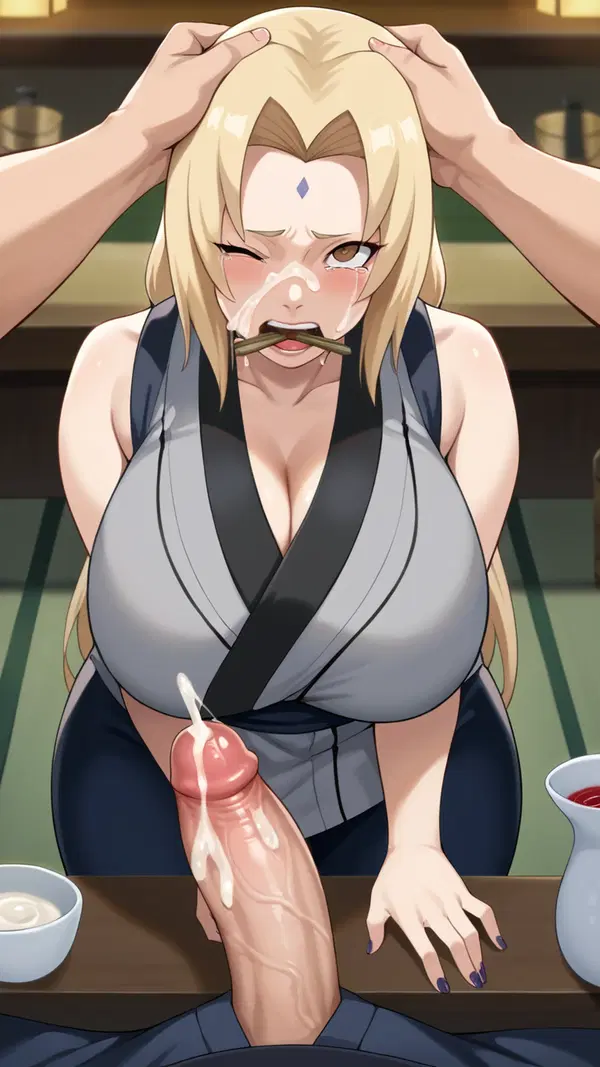 tsunade hentai xxx - A Reverie That Made Control Disappear - AI generated portrait image in 1080x1920 resolution by @anon