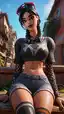 fortnite porn 3d - A Flame That Made Control Disappear - AI generated portrait image in 1080x1920 resolution by @anon