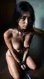 granny asian nude - A Memory Burning Like Midnight - AI generated portrait image in 1080x1920 resolution by @anon