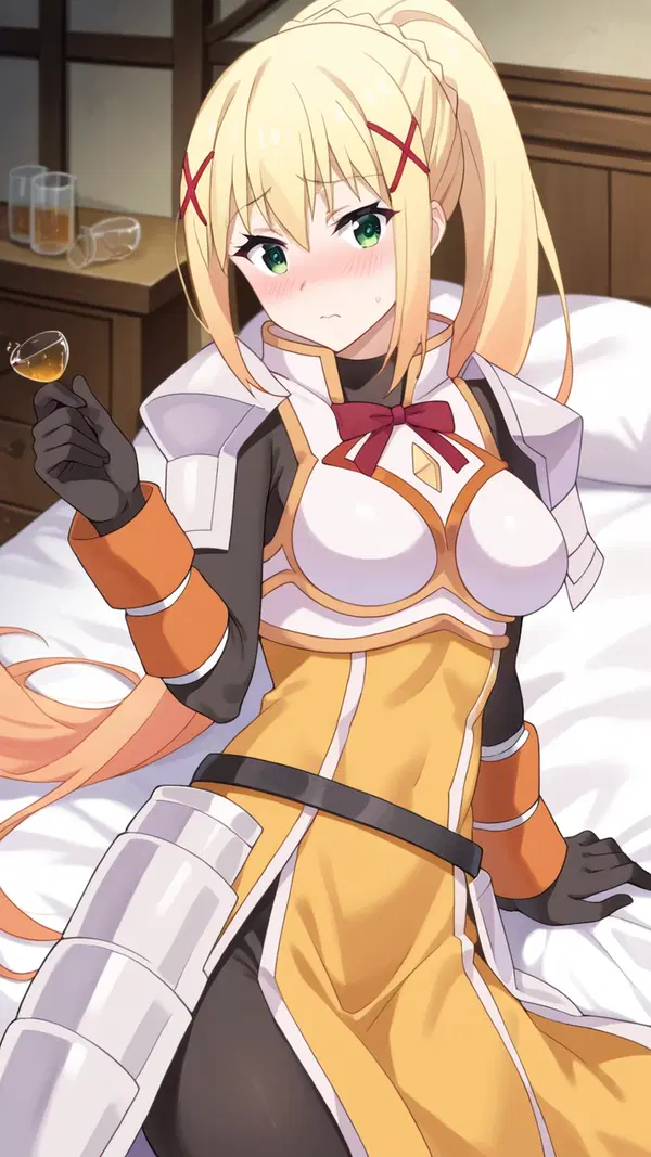 konosuba hentai - The Pull That Moved Through Every Wall - AI generated portrait image in 1080x1920 resolution by @anon