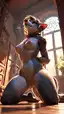 sexy naked furry - A Fire That Kept Its Hands on the Hour - AI generated portrait image in 1080x1920 resolution by Anonymous Creator