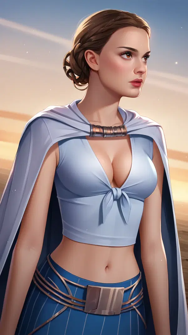 nude star wars - The Hunger That Left a Mark - AI generated portrait image in 1080x1920 resolution by Anonymous Creator