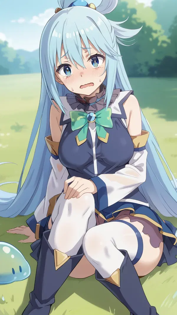 konosuba porn animation - Seduction So Pure It Hurts - AI generated portrait image in 1080x1920 resolution by @anon