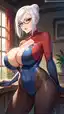 meiko shiraki hentai - A Shadow That Outran the Morning - AI generated portrait image in 1080x1920 resolution by @anon