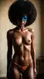 bbw black girl porn - A Need That Knew the Way Down - AI generated portrait image in 1080x1920 resolution by @anon