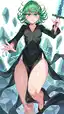 tatsumaki 777 - The Burn That Moved Through Me - AI generated portrait image in 1080x1920 resolution by @anon