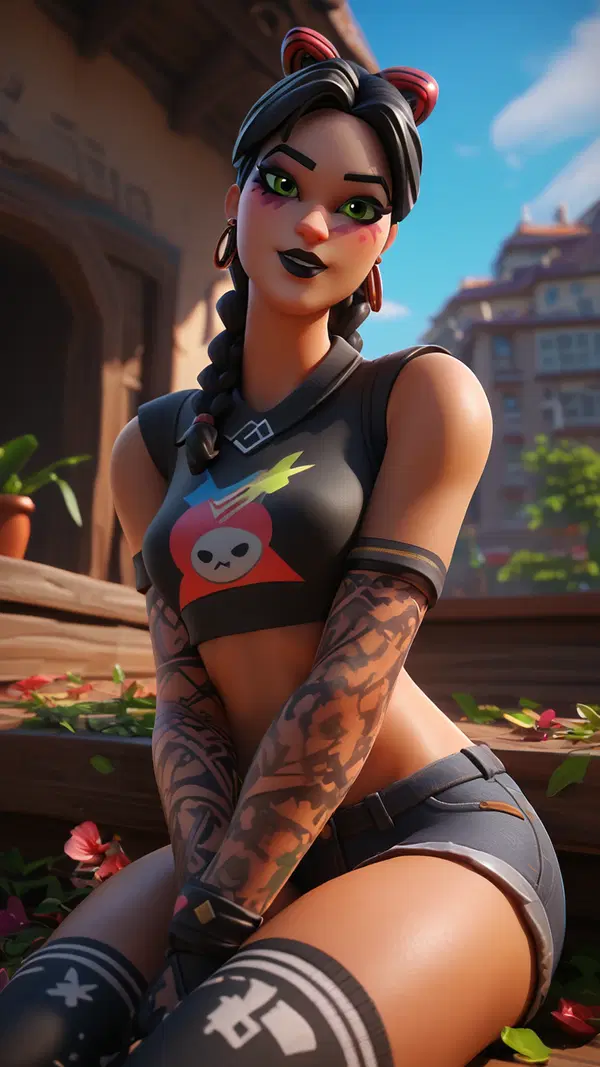 fortnite lesbian hentai - When Ache Stops Asking Permission - AI generated portrait image in 1080x1920 resolution by @anon