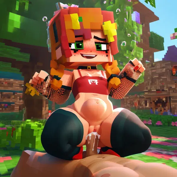 hentai resource pack minecraft - Nights That Turn Into Flames - AI generated square image in 1080x1080 resolution by @anon