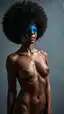 ebony lesbian xxx video - The Rush That Made Hunger Look Holy - AI generated portrait image in 1080x1920 resolution by @anon