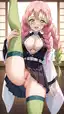 mitsuri demon sex - A Darkness That Opened in Shadow - AI generated portrait image in 1080x1920 resolution by Anonymous Creator