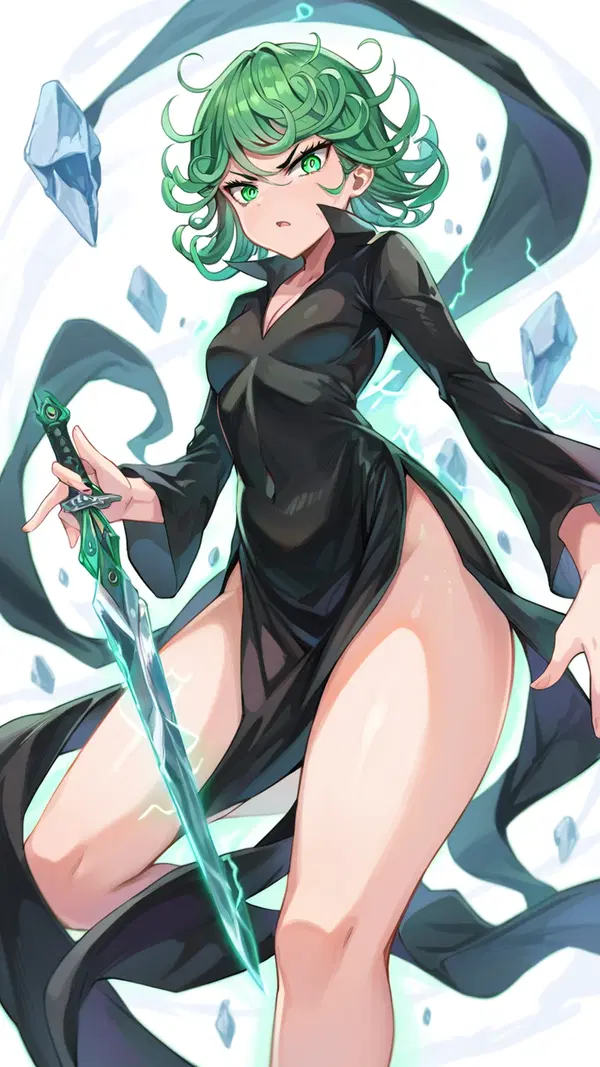 cosplay tatsumaki xxx - Heat That Feels Like Being Found - AI generated portrait image in 1080x1920 resolution by @anon