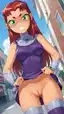 lili starfire porn - One More Hour of Storm - AI generated portrait image in 1080x1920 resolution by @anon