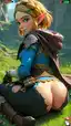 the legend of zelda breath of the wild xxx - The Promise That Refused to Fade - AI generated portrait image in 1080x1920 resolution by @anon