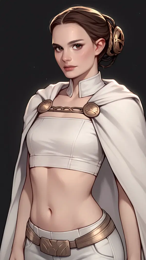 star wars padme kostüm - The Surrender That Stayed Where It Should Not - AI generated portrait image in 1080x1920 resolution by Anonymous Creator