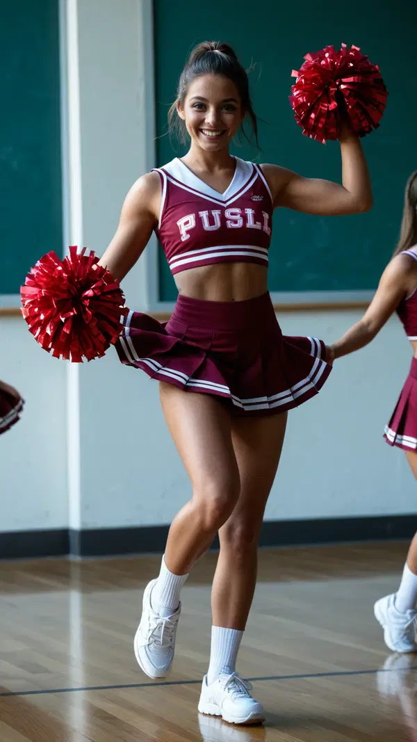 head cheerleader duties porn - The Night That Changed Everything - AI generated portrait image in 1080x1920 resolution by @anon