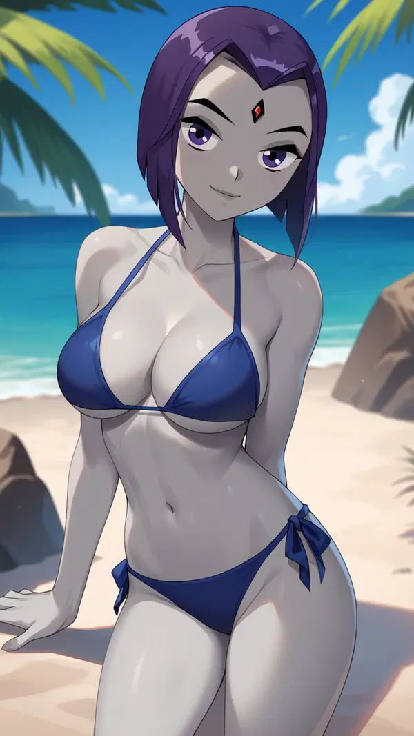 teen titans raven sex - The Rush That Made Silence Feel Loud - AI generated portrait image in 1080x1920 resolution by @anon