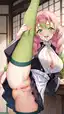 cosplay mitsuri hentai - A Want That Waited in the Dark - AI generated portrait image in 1080x1920 resolution by @anon