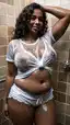 curvy naked women - A Room Filled With Static - AI generated portrait image in 1080x1920 resolution by Anonymous Creator