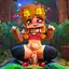 minecraft jenny warden hentai - A Current Too Deep to Name - AI generated square image in 1080x1080 resolution by @anon