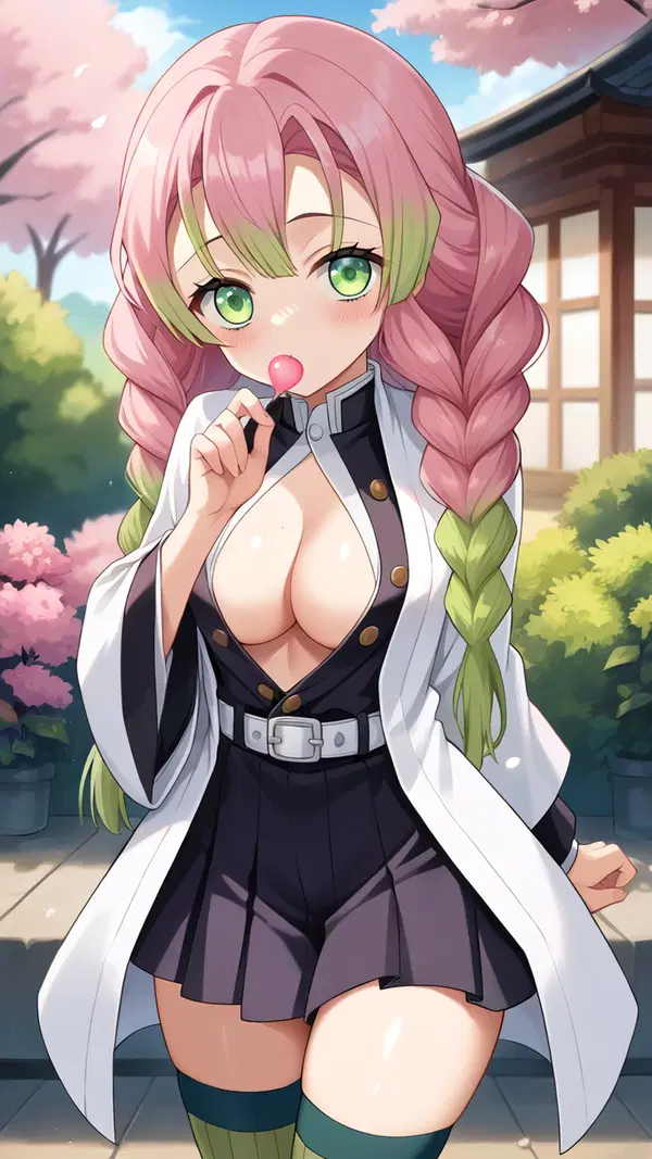 demon slayer sexy porn - A Desire That Rose Without Permission - AI generated portrait image in 1080x1920 resolution by @anon