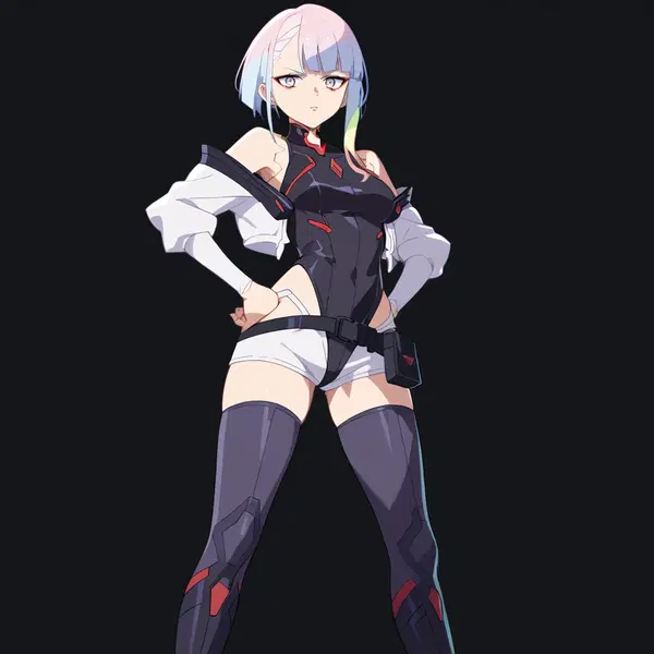 cyberpunk lucy sex - A Drift That Changed Shape in the Dark - AI generated square image in 1080x1080 resolution by @anon