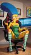 maggie simpsons porn - An Edge That Moved Through Every Wall - AI generated portrait image in 1080x1920 resolution by @anon
