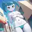 my dystopian robot girlfriend nsfw - The Soft Violence of Shadow - AI generated square image in 1080x1080 resolution by @anon