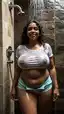 indian bbw porn - A Dangerous Kind of Surrender - AI generated portrait image in 1080x1920 resolution by @anon