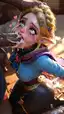 sex doll zelda - A Glow That Came Without Mercy - AI generated portrait image in 1080x1920 resolution by @anon